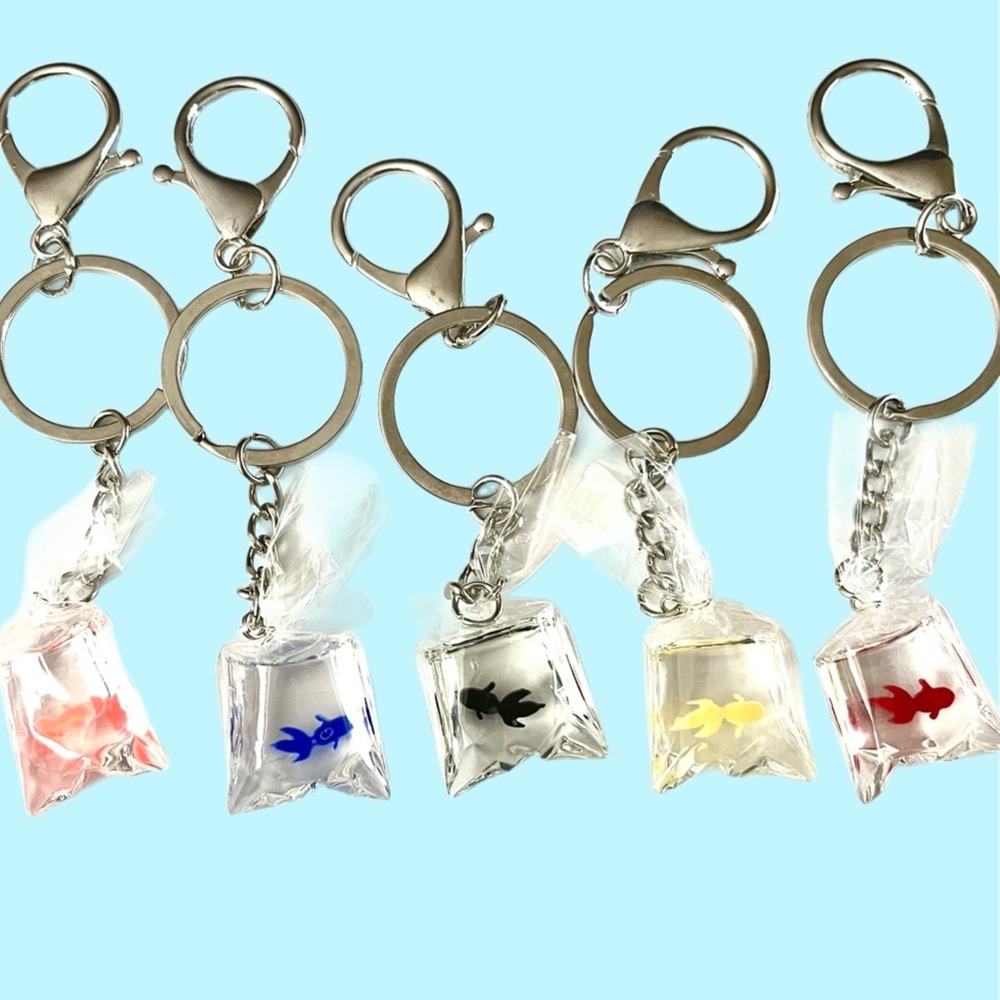 Fish Keychain with Silver Clips Buyers Choice